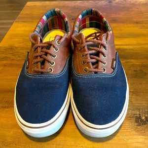 Vans Blue and Brown Sneakers